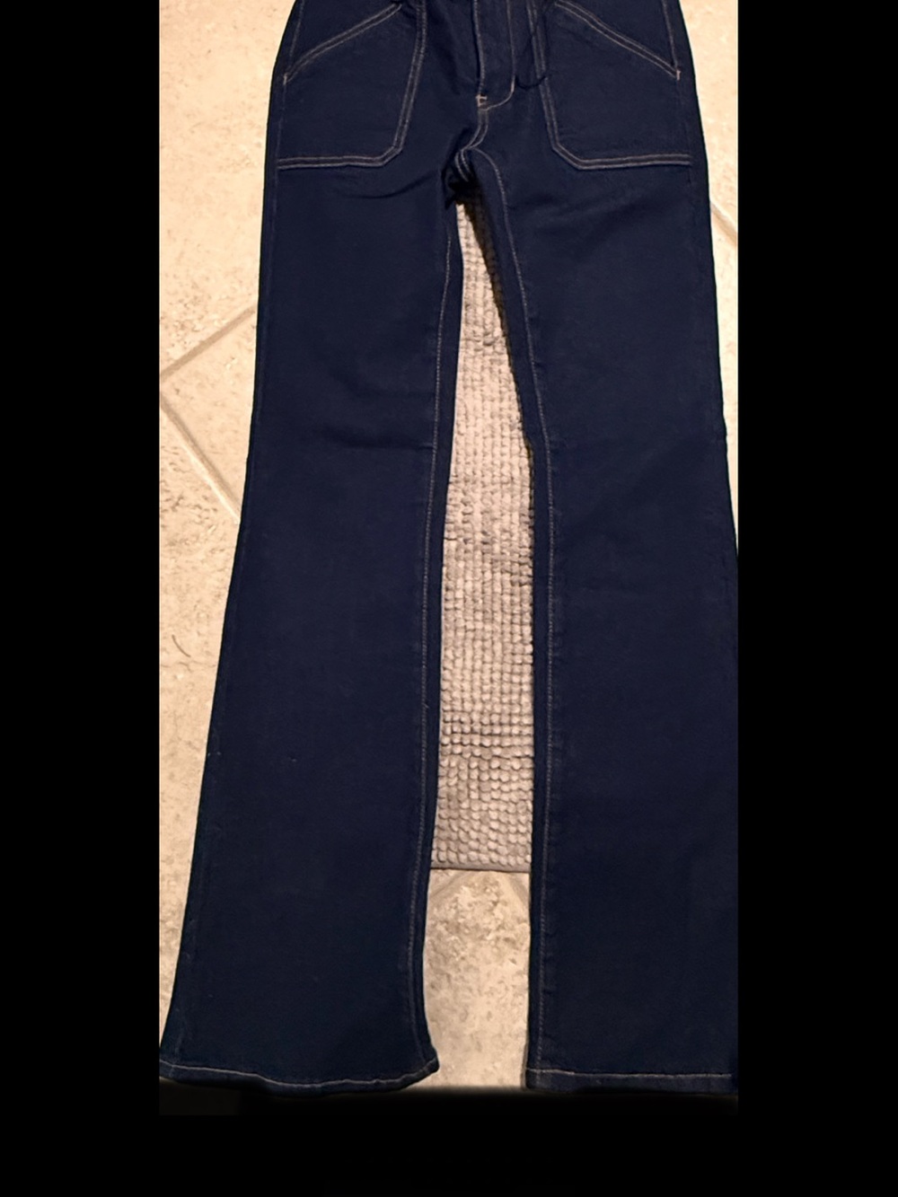 Guess Navy BOOTCUT Jeans with Contrast Stitching NWT